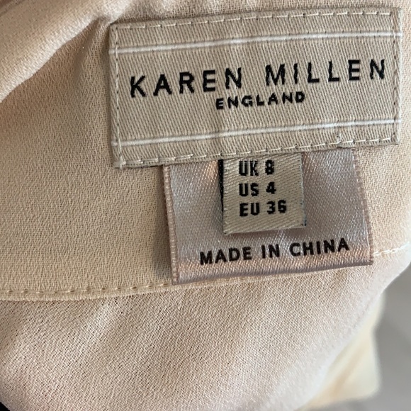 Karen Millen Lace Embellished Silk Dress - Picture 5 of 9